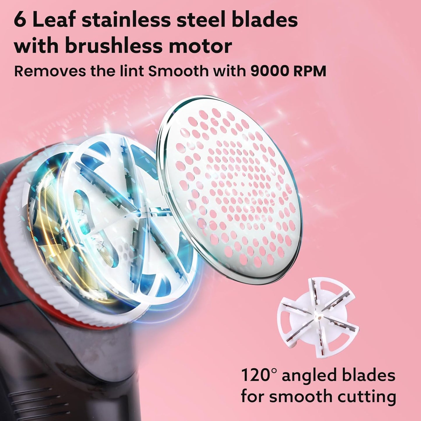 AGARO Elite Lint Remover with Cord, for Woolen Sweaters, Blankets, Jackets/Burr Remover Pill Remover from Carpets, Curtains