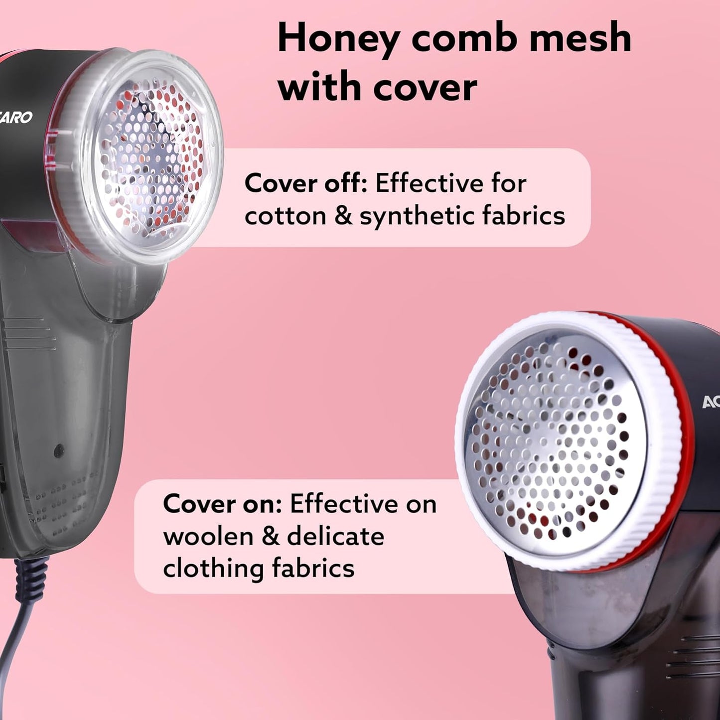 AGARO Elite Lint Remover with Cord, for Woolen Sweaters, Blankets, Jackets/Burr Remover Pill Remover from Carpets, Curtains